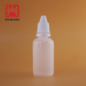 白色LDPE 5毫升10毫升塑料滴眼液容器5CC 10CC医用挤压空滴眼瓶，带滴管和螺帽 - Product Image 6