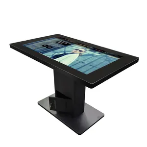 Hosda 65インチ4Kコンピュータインタラクティブ多教育タッチスクリーンテーブル子供用ミニ冷蔵庫ゲーム - Product Image 1