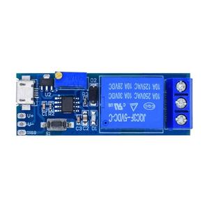 Smart Electronics 5V-30V Micro USB Power Adjustable <strong>Delay</strong> Relay Timer Control Module Trigger <strong>Delay</strong> Switch - Product Image 3