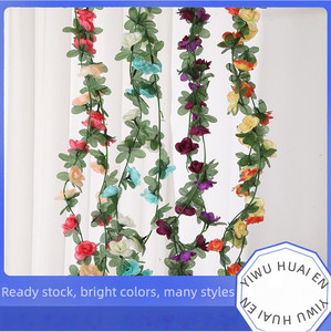 Huaien Nhà Máy Trực Tiếp Cross-Biên Giới Bán Buôn Cao Cấp Nhân Tạo Tăng Hoa Mẫu Đơn Dây Leo Cho Đám Cưới Vòm Trang Trí Nội Thất Trang Trí Nội Thất AC Ống Bìa - Product Image 6