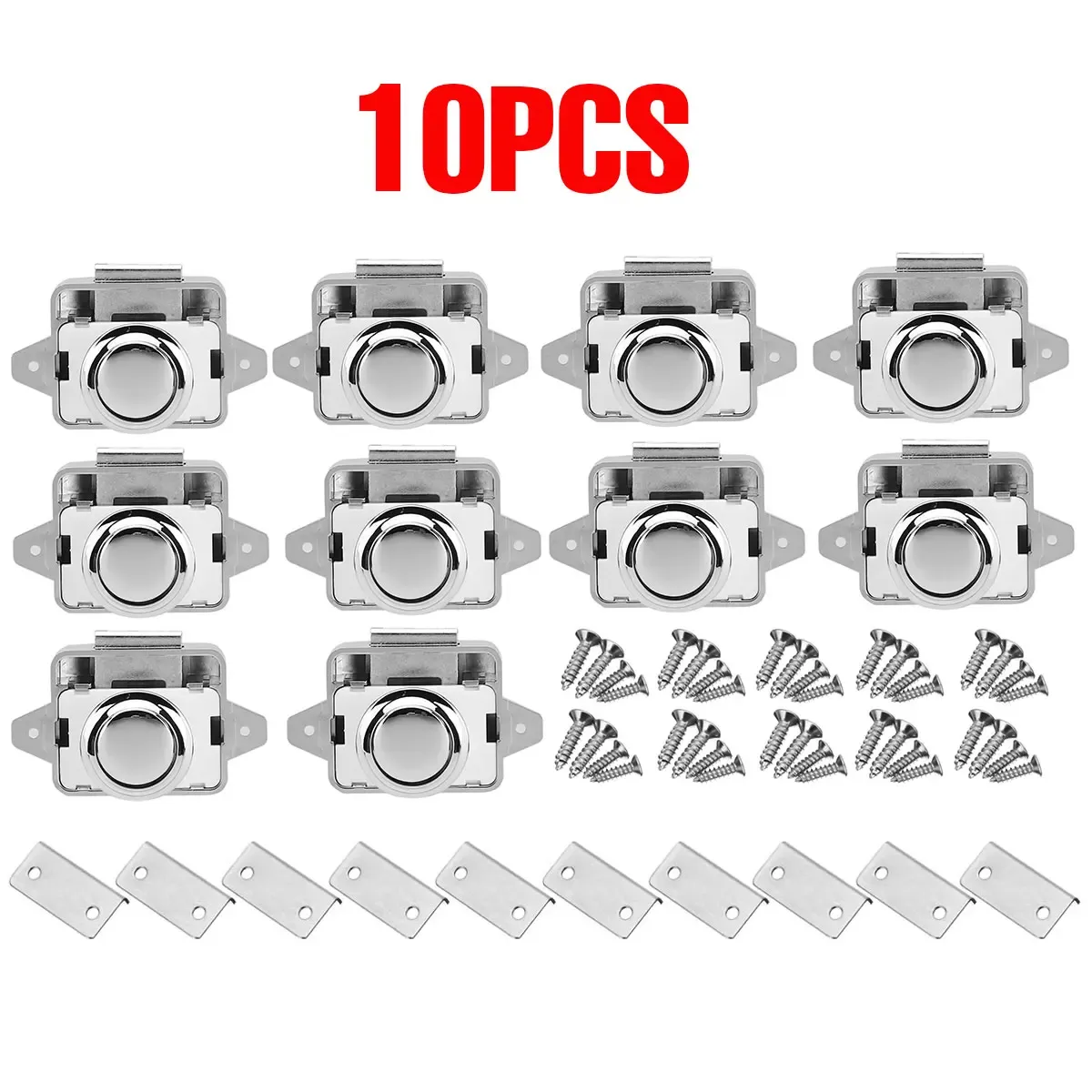10PCS Pearl Nickel