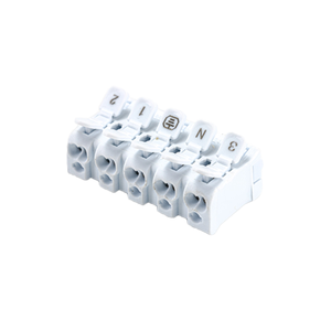 Safety Certified 5 Pole Quick Wire <strong>Connect</strong> <strong>Terminal</strong> <strong>Block</strong> for wiring 2.5mm2 - Product Image 2