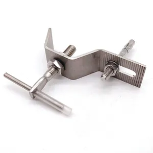 Sistema di fissaggio del rivestimento in pietra in acciaio inossidabile con stampaggio personalizzato angolo di marmo Z staffa in metallo - Product Image 1