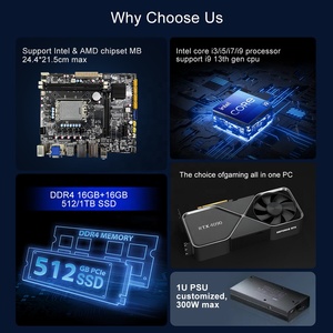 All'ingrosso computer monoblocco Desktop All-in-One prezzo di fabbrica Core I3 I5 I7 I9 Touch Screen All-in-One pz - Product Image 5