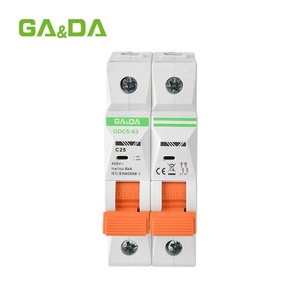 Mini disyuntor miniatura eléctrico MCB 2P AC certificado CE con corriente nominal de 25A y protección LI LSI - Product Image 1