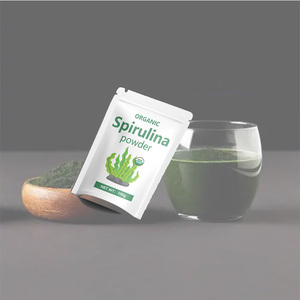 Poudre d'extrait de spiruline de marque privée Personnaliser la poudre d'algues spiruline 100g Poudre de spiruline biologique - Product Image 4