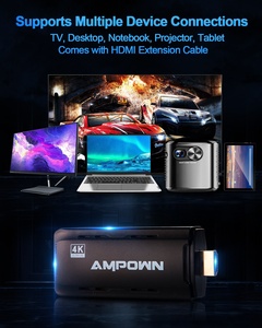 2022新しい特許取得済みのU9ワイヤレス4Kゲームスティック (S905X3チップセット付き) PSPSPレトロビデオゲームコンソールホームTVゲーミングボックス楽しいゲームボックス - Product Image 2