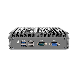Hardware Firewall Red J4125 Baja potencia Quad Core 4x2,5G LAN RS232 Puerto serie DDR4 MSATA Almacenamiento Mini PC Computadora - Product Image 2