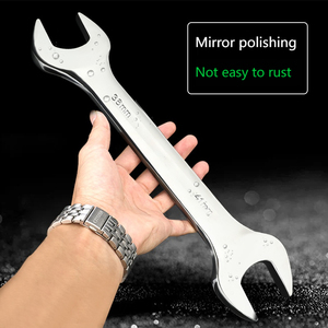 Yüksek kaliteli kombinasyon anahtar alet seti 6/7/8/10/12 adet açık uç anahtarı metrik cilalı OEM özelleştirilebilir donanım onarım aracı - Product Image 2