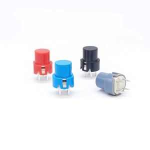 Interruttore a pulsante tattile con limite di prezzo migliore interruttore a pulsante tondo Reset verticale a 4 pin interruttori a pulsante opzionali a colori - Product Image 4