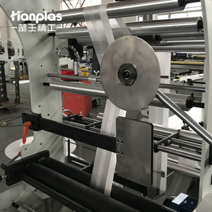 HP-SA HP-SW-SR Hanplas Totalmente automático polietileno cola remendo alça saco selagem shopping bag faz a máquina