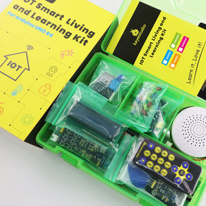 Keyes tudio STEM Programmierung IOT Smart Living und Learning Kit mit Original Arduino U-NO R4 WIFI Board für Arduino