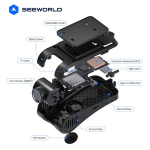 SEEWORLD V5广角镜头镜4g仪表盘摄像头，带清晰夜景小高清仪表盘摄像头，带免费平台应用 - Product Image 3
