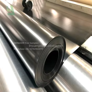 แผ่นเยื่อบุเซลล์ geomembrane HDPE 0.5มม. แผ่นเยื่อบางกันน้ำ - Product Image 1