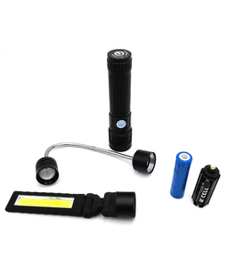 Hot <span class=keywords><strong>mini</strong></span> xe an toàn cuộc sống tiết kiệm búa Telescopic Zoom có thể sạc lại hợp kim nhôm dẫn Ngọn Đuốc Đèn chiến thuật đèn pin - Product Image 4