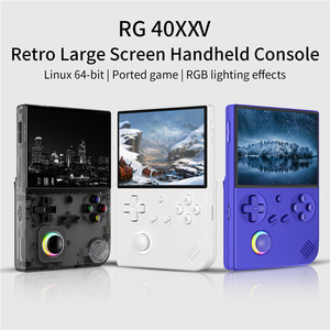 ANBERNIC RG40XXV 4.0 pollici IPS schermo <span class=keywords><strong>Linux</strong></span> 64-bit Wireless Retro Console di gioco WIFI multimediale lettore Video HDMI collegato alla TV