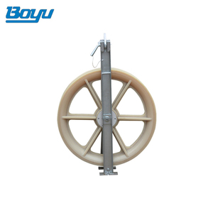 2t Single Wheel <strong>Conductor</strong> Pulley Nylon <strong>Stringing</strong> Pulley <strong>Block</strong>