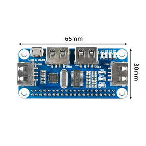 Originale Raspberry Pi 4B/3B + USB espansione scheda modulo hub USB circuiti integrati USB componenti elettronici