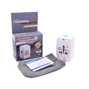 Evrensel seyahat adaptörü ab Hanging abd İngiltere asılı kutu ve taşınabilir çanta ile <span class=keywords><strong>2</strong></span> <span class=keywords><strong>USB</strong></span> 12W