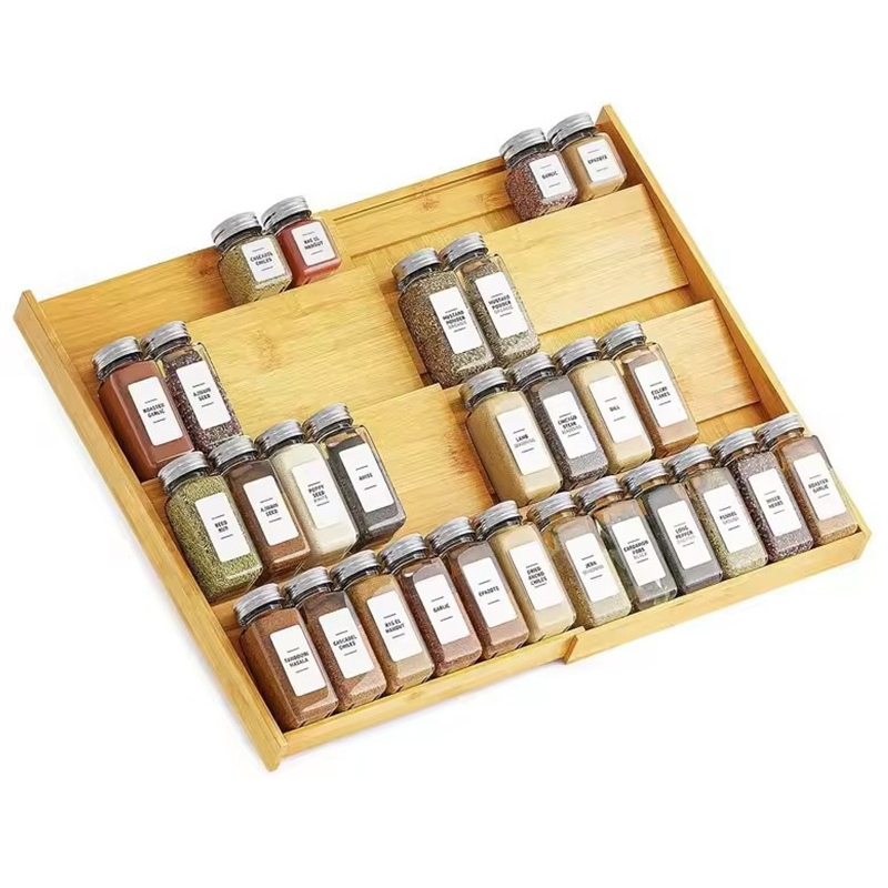 Extendable 4 Tiers Sprice Rack