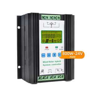 Ветра со слежением за максимальной точкой мощности сброс нагрузки 800W 24V ветряной генератор Boost и Buck PMW зарядки контроллера с функцией Booster - Product Image 1
