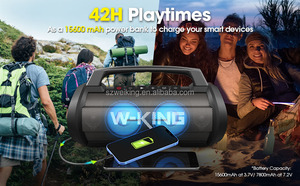 W-KING D10 Powerful 70W IPX6 Waterproof Wireless Speaker Sound <strong>System</strong> with Dazzling Light - Product Image 6