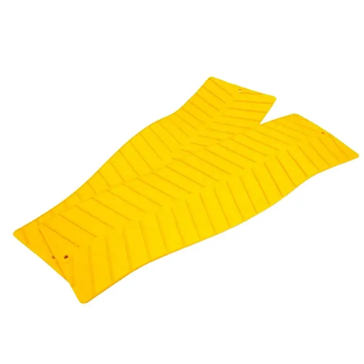 Durable HDPE Wheel Grip Traction Mats Nieve Barro Arena Antideslizante Caravana Flexible Rescate Recuperación Pistas