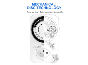 24-Stunden-Kleinmechanischer automatischer Timer-Schalter 220 V Mini 30-Minutte Countdown mechanischer Stecker-Timer - Product Image 4