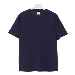 เสื้อยืดแขนสั้นคอกลมแขนสั้นแห้งเร็วพิเศษสำหรับผู้ชายผู้หญิงลายยุโรปสำหรับ TikTok โพลีเอสเตอร์การค้าต่างประเทศ - Product Image 4