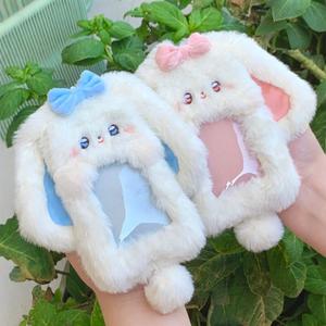 BotuホットかわいいウサギぬいぐるみカードディスプレイセットインミールフォトkpopホルダーIDカード保護スモールカードスリーブフォトカードホルダー - Product Image 5