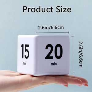 Kitchen Timer Cube Timer Einstellbare Lautstärke zum Kochen Übung Klassen zimmer für Kinder Lern zeit management 15-20-30-60 Minuten
