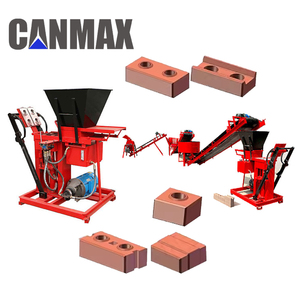 CNMAX precio al por mayor automático manual eco ecológico comprimido arcilla roja suelo enclavamiento tierra bloque ladrillos que hace las máquinas - Product Image 1