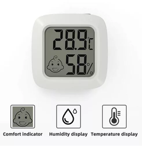 Sensor de temperatura y humedad para el hogar inteligente, pantalla LCD, higrómetro Digital eléctrico Zigbee, termómetro, higrotermógrafo - Product Image 2