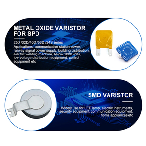 Fabrika doğrudan satış elektronik bileşen Zov varistör 07D361K yüksek basınçlı gofret tipi varistör - Product Image 4