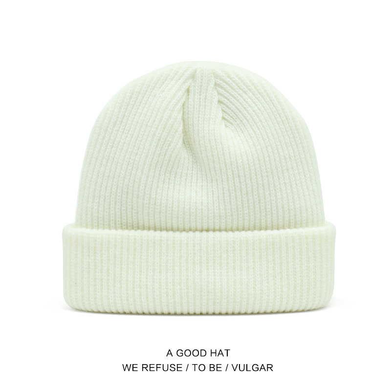 Bonnet en laine blanc