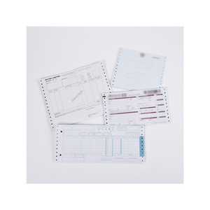 Papel sin carbón de color Pantone de forma continua de ordenador de calidad distinguida para usos múltiples