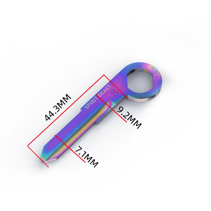 Left slot folding key embryo L7 color plating (single embryo)
