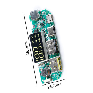 18650锂电池移动电源组模块diy板5V 2.1A/1A/2.4A快速充电升压印刷电路板 - Product Image 4