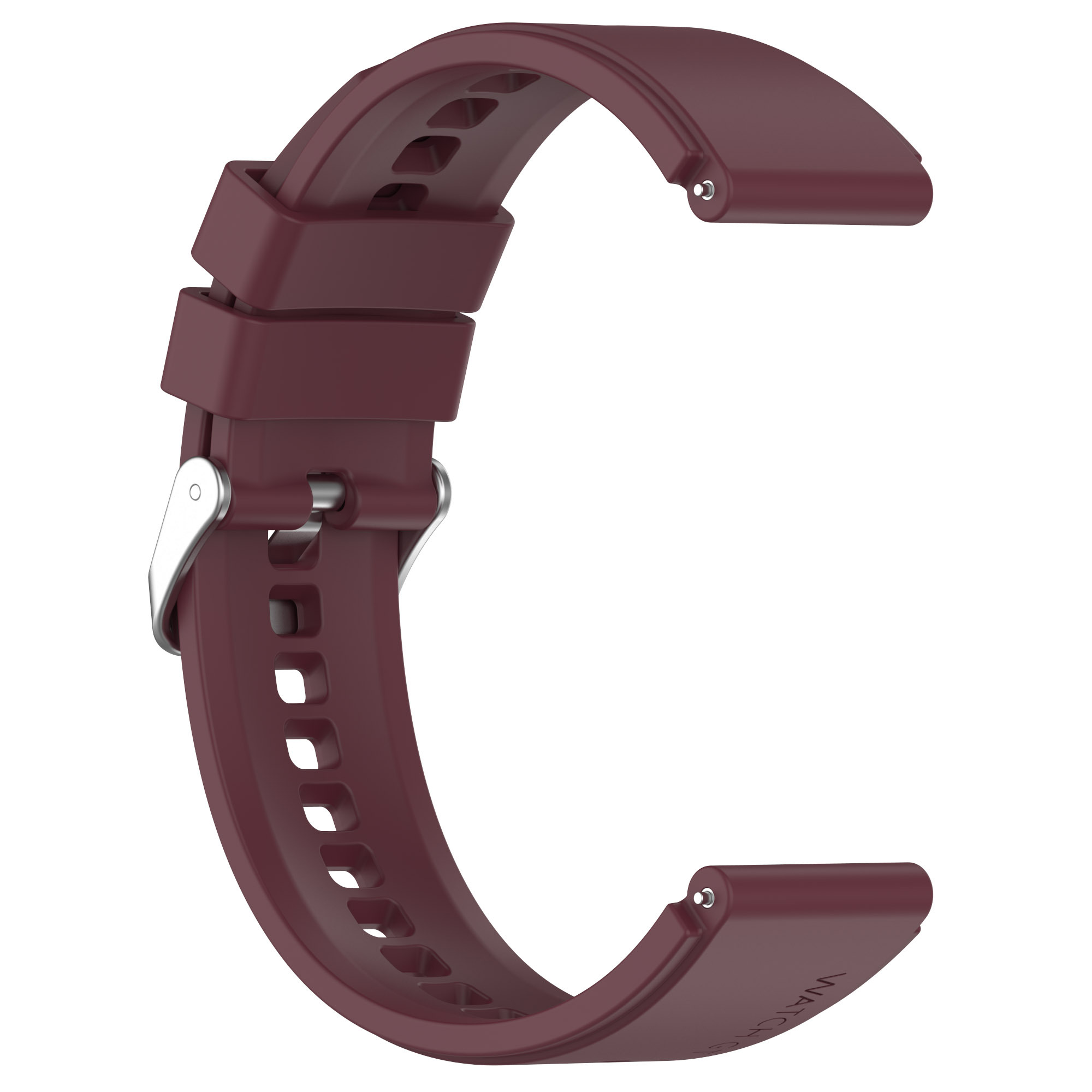 Fibbia bordeaux-argento