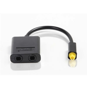 Nuevo adaptador divisor de Audio óptico Digital SPDIF divisor Toslink de 2 vías SPDIF divisor de Cable óptico Hub 1 entrada 2 salida - Product Image 3