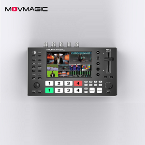 Conmutador de video M4S de 5 canales de alta demanda: abundante entrada/salida de interfaz múltiple, conversión rápida de pantalla horizontal-vertical