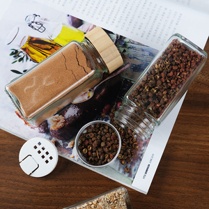 <strong>25</strong> <strong>Spice</strong> <strong>Jars</strong> with Labels 4oz Square Glass <strong>Spice</strong> <strong>Jars</strong> with Airtight Bamboo Lids and Shaker Lids <strong>Spice</strong> <strong>Jars</strong> - Product Image 1