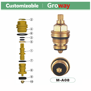 Chất lượng cao groway GW-MA08 Brass chậm-mở vòi Mực hộp mực thân thiện với môi hiện đại phụ kiện phòng tắm 5 năm bảo hành - Product Image 5