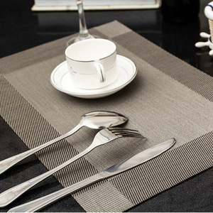 欧式 PVC 餐垫防水餐桌垫双色防滑耐热表垫 - Product Image 3