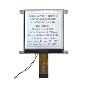 Dot Matrix Lcd 160x160 Monochrom-Display Kunden spezifisches Punktmatrix-LCD-Display Transparentes Zeichen-LCD-Modul - Product Image 1