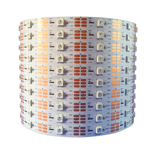 Akıllı <span class=keywords><strong>Led</strong></span> şerit 5050 RGB 30IC 30 Leds/m adresli tam renkli koşu renk WS2812 SK6812 5V 12V <span class=keywords><strong>3</strong></span> Pin kesilebilir