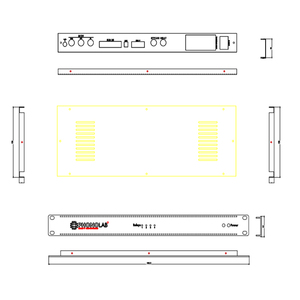 カスタム板金デスクトップPCBオーディオシャーシ19インチ1u 2u 3u 4uラックマウントサーバーケース筐体 - Product Image 1