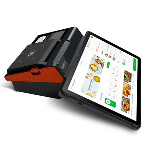 Google GMS Сертифицированный 11-дюймовый Android POS умный терминал, Android 13/14, Встроенный принтер 80 мм и NFC + QR-код Pay + 2,4 "LED - Product Image 3