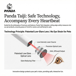 Puntatore USB Ricaricabile, Giocattolo Interattivo con Luce Rossa, Penna <span class=keywords><strong>Laser</strong></span> per Gatti, Gioco di Addestramento per Felini - Product Image 6