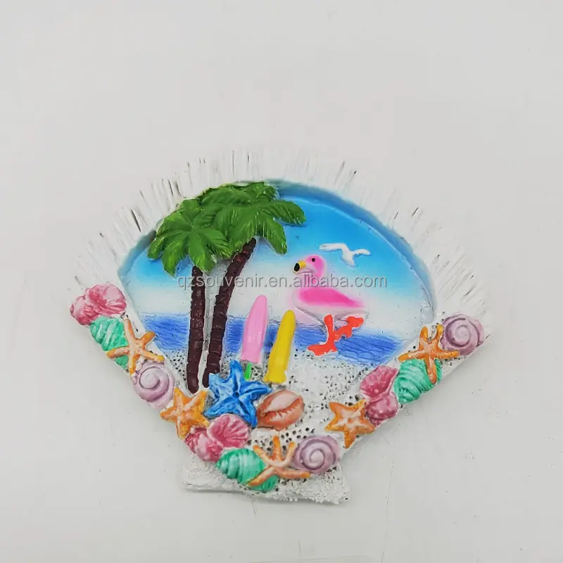 Custom 3 D resin Bahamas Jamaica Maldives Miami Tampa Portugal Kitchen Decoration Resin Tourist Souvenir fridge magnet